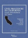 Civil Procedure in California State and Federal