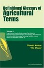 Definitional Glossary of Agricultural Terms