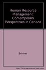 Human Resource Management Contemporary Perspectives in Canada