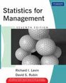 Statistics for Management