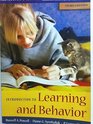 Introduction to Learning and Behavior Instructor's Third Edition