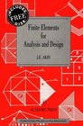 Finite Elements for Analysis and Design  Computational Mathematics and Applications Series