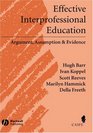 Effective Interprofessional Education Argument Assumption And Evidence