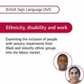 Ethnicity Disability and Work Examining the Inclusion of People with Sensory Impairments from Black and Minority Ethnic Groups into the Labour Market Executive Summary