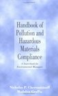 Handbook of Pollution and Hazardous Materials Compliance