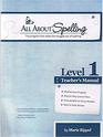 All About Spelling Level 1 Teacher's Manual