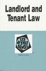 Landlord and Tenant Law in a Nutshell