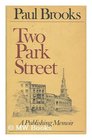 Two Park Street A Publishing Memoir