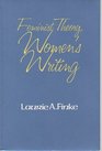 Feminist Theory Women's Writing