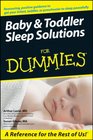 Baby  Toddler Sleep Solutions For Dummies