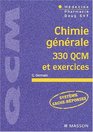 Chimie gnrale 300 QCM et exercices