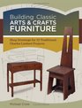 Building Classic Arts  Crafts Furniture Shop Drawings for 30 Traditional Charles Limbert Projects