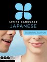 Living Language Japanese Essential Edition Beginner course including coursebook audio CDs and online learning