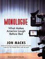 Monologue What Makes America Laugh Before Bed