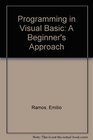 Visual Basic A Beginner's Approach