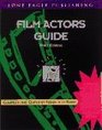 Film Actors Guide3rd Edition