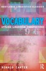 Vocabulary Applied Linguistic Perspectives