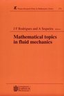 Mathematical Topics in Fluid Mechanics