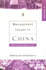 Management Issues in China Volume 2 International enterprises