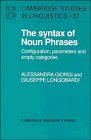 The Syntax of Noun Phrases  Configuration Parameters and Empty Categories