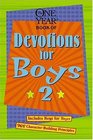 The One Year Book of Devotions for Boys