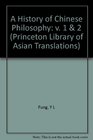 A History of Chinese Philosophy