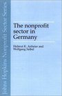 The Nonprofit Sector in Germany Between State Economy and Society