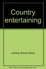 Country entertaining