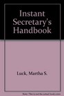 Instant Secretary's Handbook