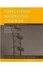 Functions Modeling Change Textbook and Student Solutions Manual A Preparation for Calculus