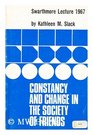 Constancy And Change In The Society Of Friends
