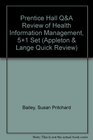 Prentice Hall QA Review of Health Information Management 51 Set