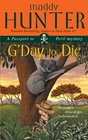 G'Day to Die A Passport to Peril Mystery