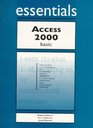 Access 2000 Essentials Basic