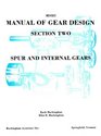 Manual of Gear Design Spur and Internal Gears