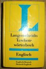 Langenscheidts Taschen-worterbuch (Englisch, Englisch-Deutsch / Deutsch Englisch)