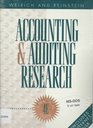 Accounting  Auditing Research