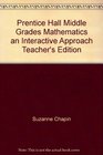 Middle Grades Mathematics an Interactive Approach