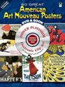 60 Great American Art Nouveau Posters Platinum DVD and Book (Electronic Clip Art DVD & Book)