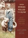 When Horses Pulled the Plow Life of a Wisconsin Farm Boy 19101929