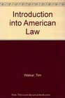 Introduction into American Law
