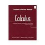 Calculus for Business Economics Life Sciences and Social Sciences Student Solutions Manual