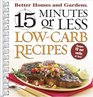 15 Minutes or Less LowCarb Recipes