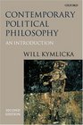 Contemporary Political Philosophy An Introduction