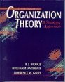 Organization Theory A Strategic Approach