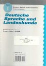 Student Audiocassettes Part 1  to accompany Deutsche Sprache Und Landeskunde