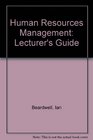Human Resources Management Lecturer's Guide