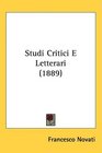 Studi Critici E Letterari