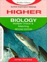 Higher Biology Multiple Choice and Matching
