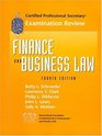 CPS Examination Review for Finance and Business Law